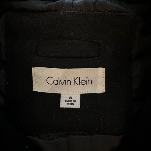 COPY - Calvin Klein Mens Pea Coat size Small - Picture 6 of 16